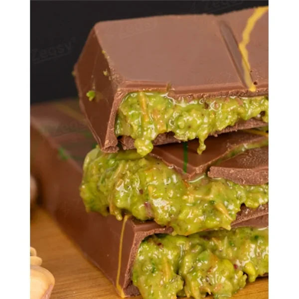 Dubai Chocolate Pistachio Knafeh Bar Original Size 8 oz | Luxury Milk Chocolate | Premium Pistachio Cream Filling | Individually Wrapped Gourmet Treats - Image 5